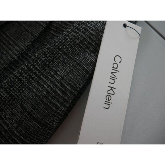 NWT Calvin Klein Women's Petite Menswear Wide-Leg Pants Charcoal 6 - Picture 8 of 10